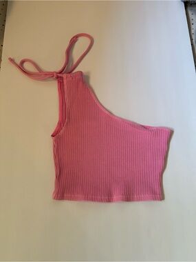 Aerie womens one shoulder crop top